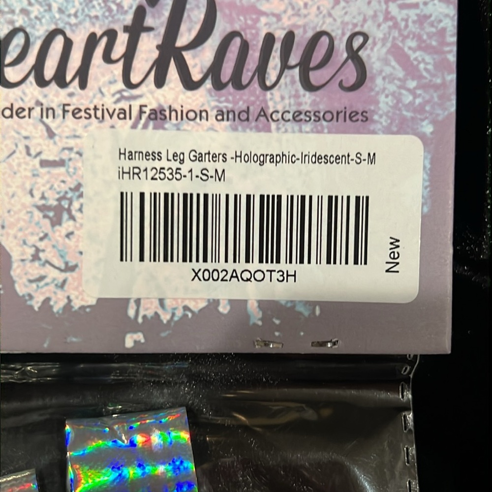 New. Holographic harness leg garters - Picture 4 of 6